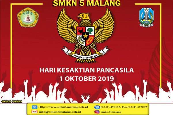 Selamat Hari Kesaktian Pancasila 2019